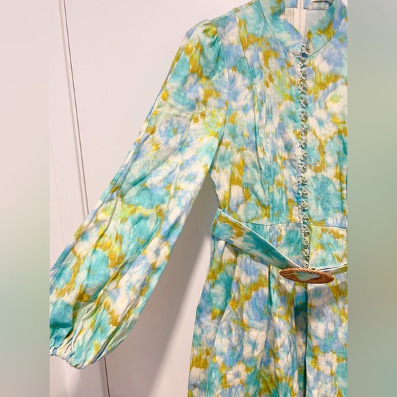 NWT AU2 Zimmermann High Tide Button-Front Minidress - Picture 9 of 16